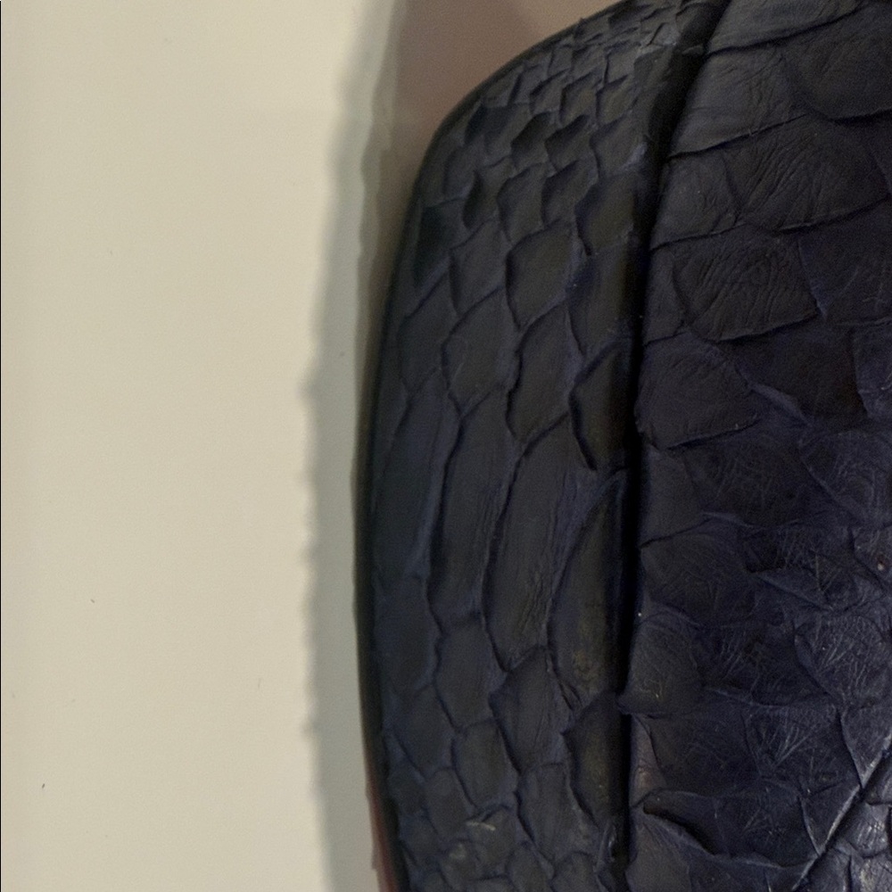 Christian Louboutin Blue Python Platform Heels - image 6